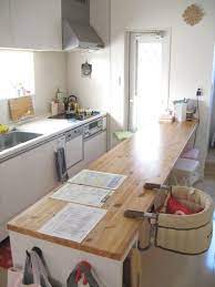 手作りキッチンカウンター kurizinteriorlife インテリアデザインブログ リビング キッチン キッチンアイデア カウンターキッチン diy カラーボックス