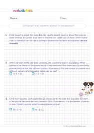 Mixed Operations Worksheets For Grade 4