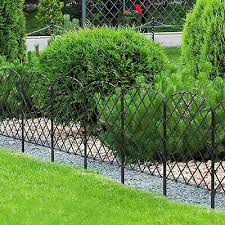 Metal Garden Fence 10 Panels Pet Guard