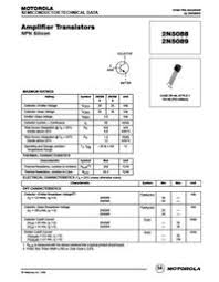 2n5089 Datasheet Equivalent Cross Reference Search