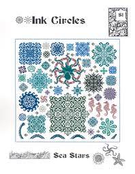 Cross Stitch Chart Sea Stars Ink Circles Ink Circles