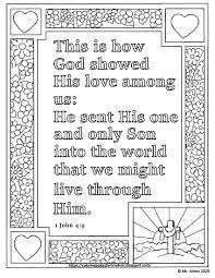 They may be set by us or by third party providers whose services we have added to our pages. 1 John 4 9 Print And Color Page 1 John Bible Verse Coloring Page John 4