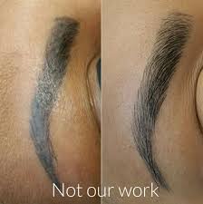 how to avoid semi permanent eyebrows