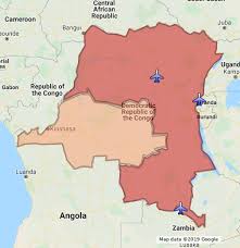 The introductions of the country, dependency and region entries are in the native languages and in english. Democratic Republic Of The Congo Google My Maps