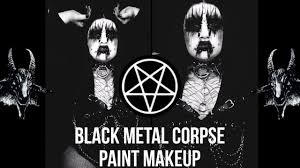 black metal corpse paint makeup sd