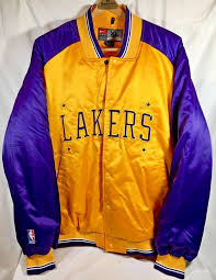 Pagesbusinessessports & recreationsports teamlos angeles lakers. Nike Men S La Lakers Nba Satin Jacket 90 S Purple Gold Sz Xl Jacken Lakers Jacke Nike Manner