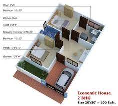20x30 House Plans 2bhk House Plan