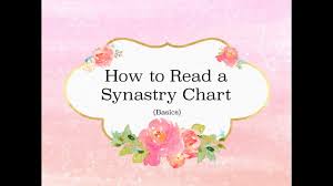 How To Read A Synastry Chart Basics