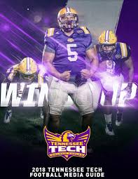 2018 Tennessee Tech Football Media Guide By Tennessee Tech