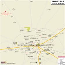 amritsar international airport map