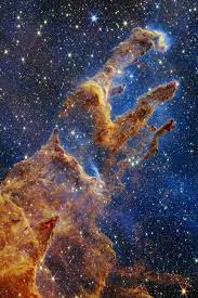 Pillars of Creation: James Webb Telescope