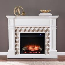Electric Fireplace With Marble Surround