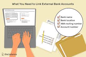how to link bank accounts for transfers