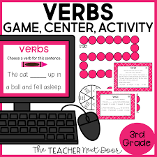 verbs game print and digital the
