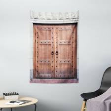 Rustic Tapestry Antique French Wood