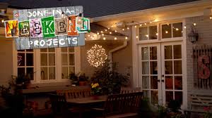 Light Up Your Life How To Add String Lights To Your Yard Youtube Youtube