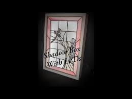 Backlit Stain Glass Shadow Box