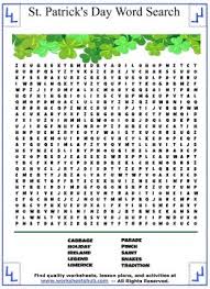 Patrick's day word search #3. St Patricks Day Word Search