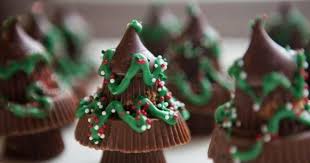 Reese's Chocolate Candy Christmas Trees | Just A Pinch Recipes