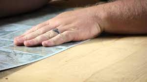how to lay self adhesive vinyl tiles