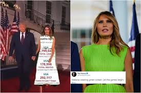 melania trump s green dress to rnc is a