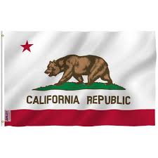 The flag only flew until july 9, 1846 when it was learned that mexico and the united states were already at war. California State Flag 3 X 5 Foot Republic Bear Flag For Sale