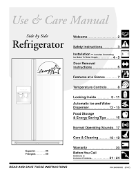 Manuals and user guides for this frigidaire item. Frigidaire Frs23kr4aw6 Refrigerator User Manual Manualzz