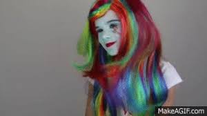 my little pony rainbow dash makeup