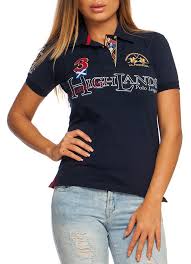 Details About La Martina Womens Top T Shirt Poloshirt Shirt Dark Blue
