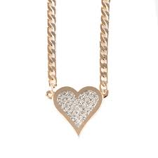 lowell hays 18k gold plated heart