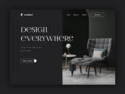 interior design studio concept site by