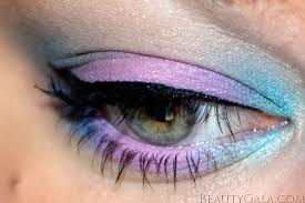 cotton candy pastel eye makeup
