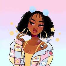 Animated black girl