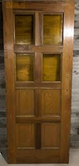 Antique Solid Oak Wood Exterior Door