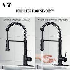 vigo edison single handle pull down