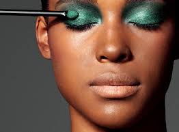 green eye makeup for black women