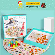 Set bộ đồ chơi trẻ em cho bé gái trai board game tương tác nhóm gia đình  học chữ đếm thời gian từ 4 5 6 7 tuổi baby egg