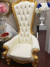 high back baroque chair queen throne