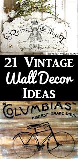 21 Diy Vintage Wall Decor Ideas The