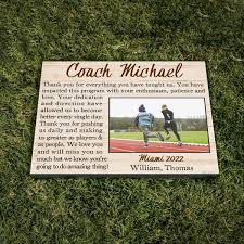 field coach gift photo frame