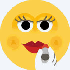 makeup kissy skype emoji