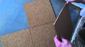 cork floor install how to install a