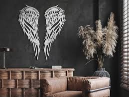 Angel Wings Metal Decor Large