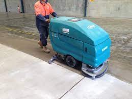 concrete floor scrubber and sweeper