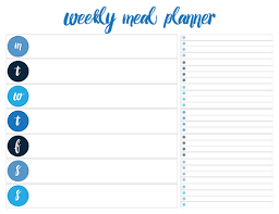 Printable Weekly Meal Planners Free Live Craft Eat