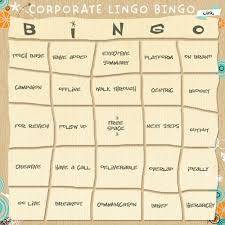 Corporate Lingo Bingo Board To Get You Through Those Boring Work