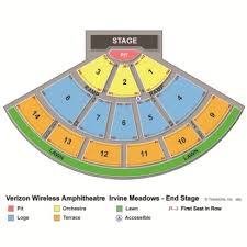 37 Pacific Amphitheater Seating Chart Oberteil Abiding