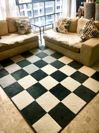 Not to mention they can help create a. Checkered Rug Carpet Ikea Like New Monochrome Furniture Home Living Home Decor Carpets Mats Flooring On Carousell