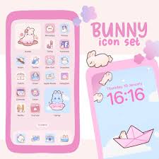 Bunny Icon Set For Ios And Android With