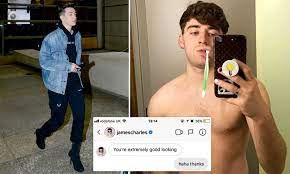 YouTube star James Charles made straight vlogger Carmie Sellitto question  his sexuality | Daily Mail Online